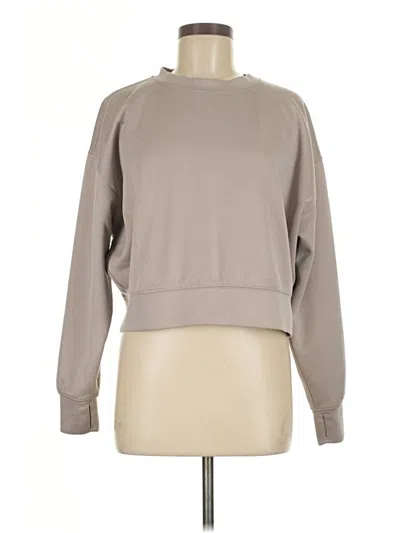 Pre-owned Danskin Sweatshirt In Gray