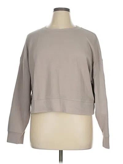 Pre-owned Danskin Sweatshirt In Gray