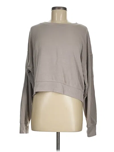 Pre-owned Danskin Sweatshirt In Gray