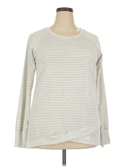 Pre-owned Danskin Sweatshirt In Gray