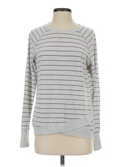 Pre-owned Danskin Sweatshirt In Gray