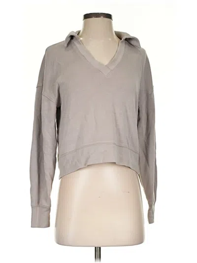 Pre-owned Danskin Sweatshirt In Gray
