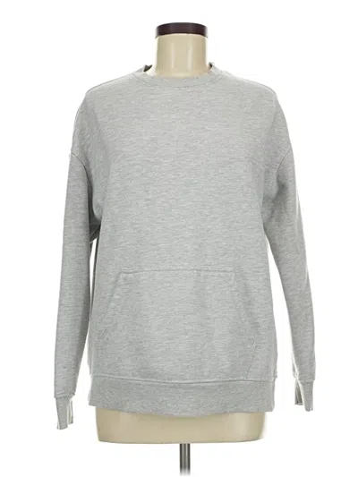 Pre-owned Danskin Sweatshirt In Gray