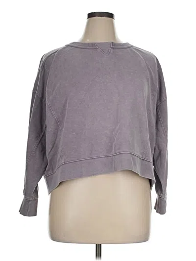 Pre-owned Danskin Sweatshirt In Gray