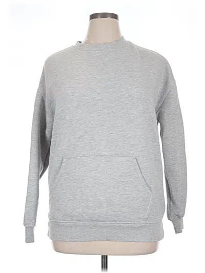 Pre-owned Danskin Sweatshirt In Gray