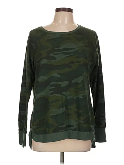 Pre-owned Danskin Sweatshirt In Green