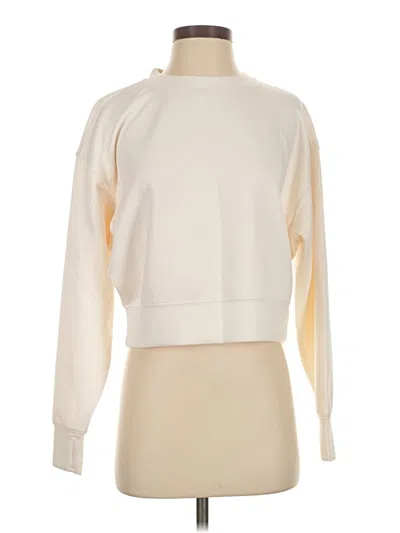 Pre-owned Danskin Sweatshirt In Ivory