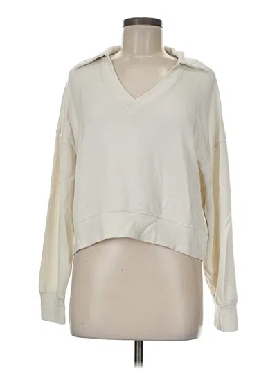 Pre-owned Danskin Sweatshirt In Ivory