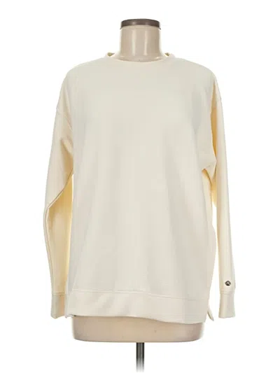 Pre-owned Danskin Sweatshirt In Ivory