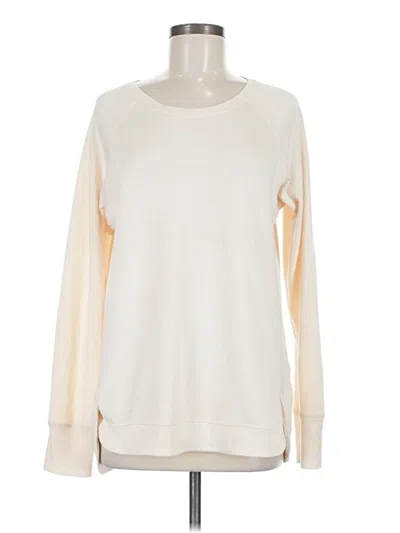 Pre-owned Danskin Sweatshirt In Ivory