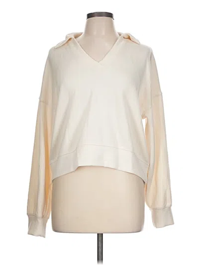 Pre-owned Danskin Sweatshirt In Ivory