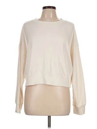Pre-owned Danskin Sweatshirt In Ivory