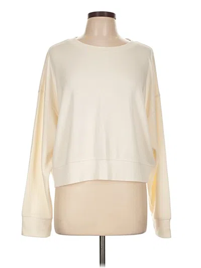 Pre-owned Danskin Sweatshirt In Ivory