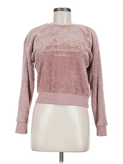 Pre-owned Danskin Sweatshirt In Pink