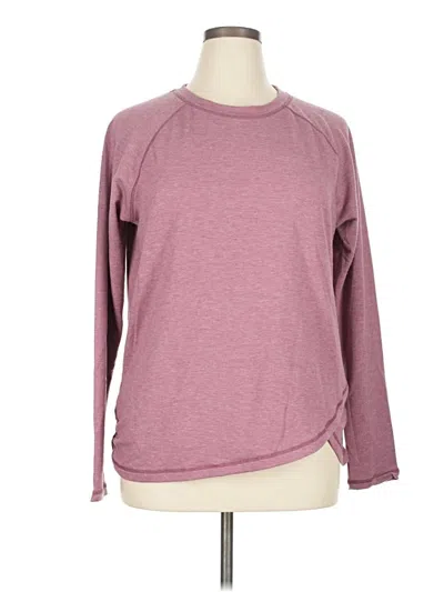 Pre-owned Danskin Sweatshirt In Pink
