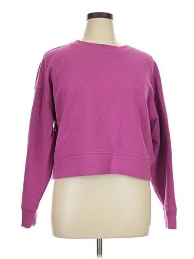 Pre-owned Danskin Sweatshirt In Purple