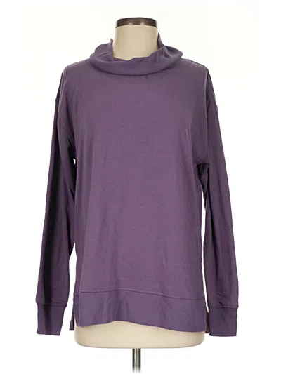 Pre-owned Danskin Sweatshirt In Purple