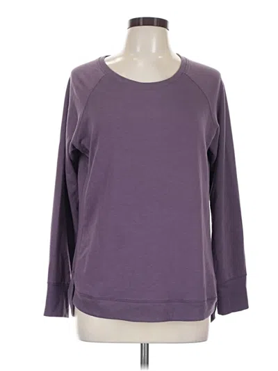Pre-owned Danskin Sweatshirt In Purple