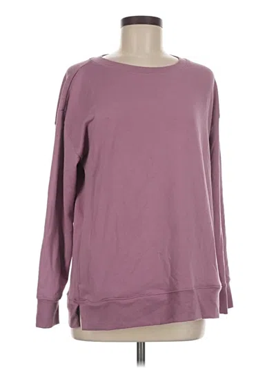 Pre-owned Danskin Sweatshirt In Purple