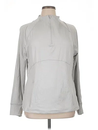 Pre-owned Danskin Sweatshirt In Silver
