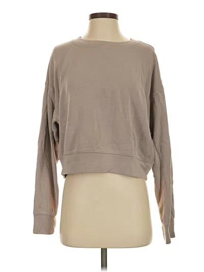 Pre-owned Danskin Sweatshirt In Tan