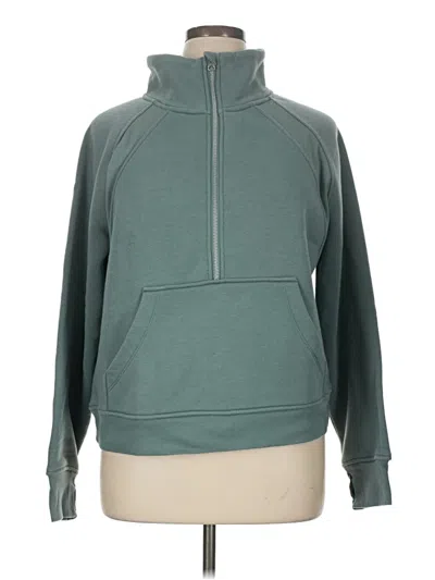 Pre-owned Danskin Sweatshirt In Teal
