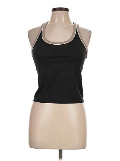Pre-owned Danskin Tank Top Black Halter Neckline Tops