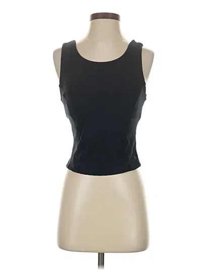Pre-owned Danskin Tank Top Black Strapless Neckline Tops