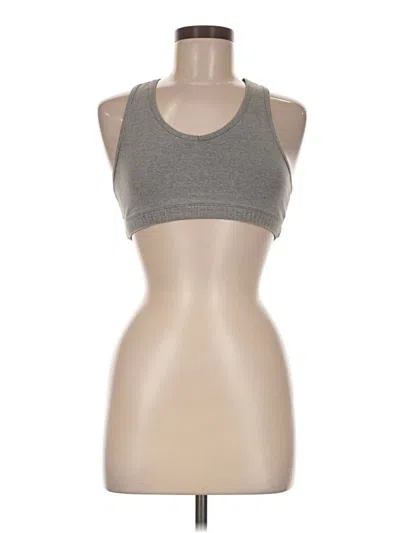 Pre-owned Danskin Tank Top Gray Halter Neckline Tops