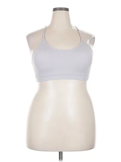 Pre-owned Danskin Tank Top Silver Halter Neckline Tops