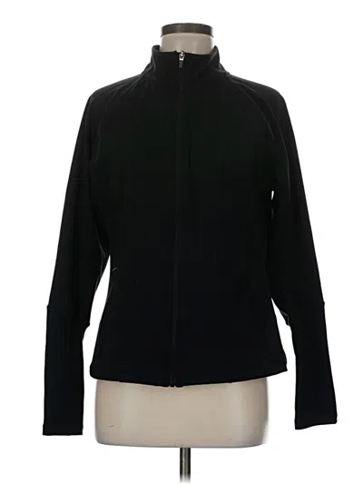 Pre-owned Danskin Track Jacket In Black