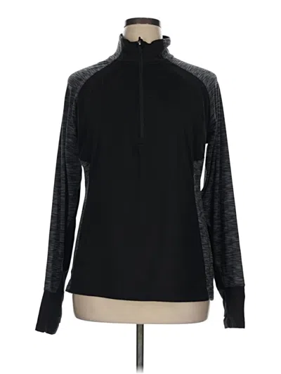 Pre-owned Danskin Track Jacket In Black