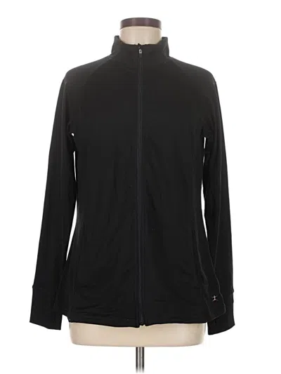 Pre-owned Danskin Track Jacket In Black