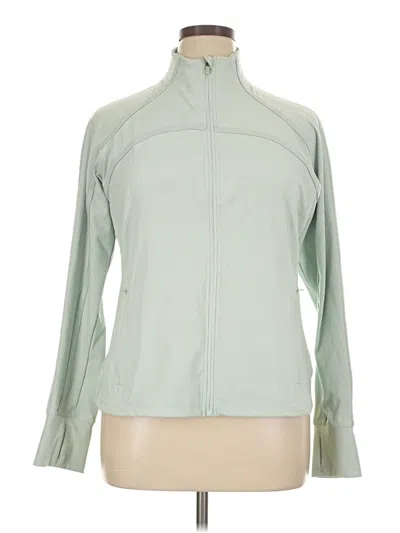 Pre-owned Danskin Track Jacket In Green