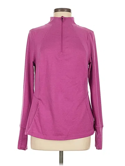Pre-owned Danskin Track Jacket In Purple