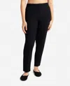 Danskin Pull On Lined Jogger In Black In Black