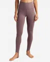 Danskin Truffle Stirrup Leggings In Plum Truffle In Multi