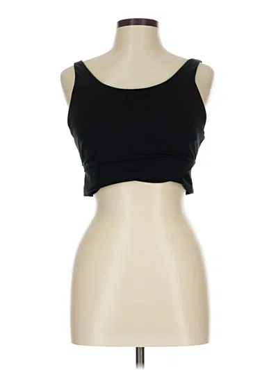 Pre-owned Danskin Tube Top Black Strapless Neckline Tops