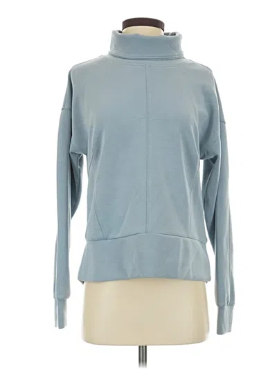 Pre-owned Danskin Turtleneck Sweater In Blue