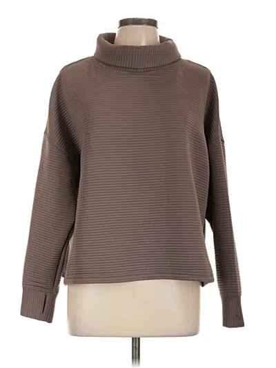 Pre-owned Danskin Turtleneck Sweater In Brown