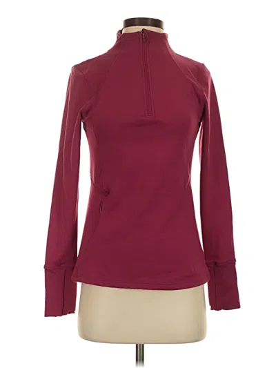 Pre-owned Danskin Turtleneck Sweater In Burgundy