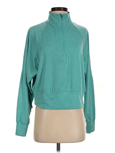 Pre-owned Danskin Turtleneck Sweater In Teal