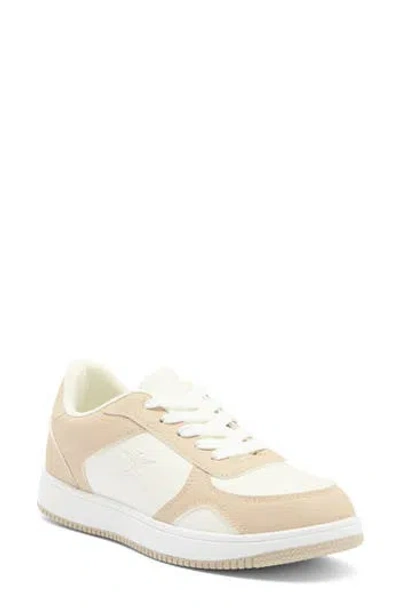 Danskin Two-toned Court Sneaker In Natural/natural