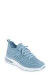 Danskin Vortex Lace-up Sneaker In Steel Blue