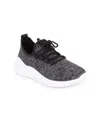 Danskin Women's Agility Lace Up Knit Sneaker In Black