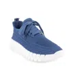 Danskin Women's Baton Lace-up Sneakers In Steel Blue