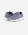 Danskin Women's Bloom Lace Up Sneaker In Blue In Grey