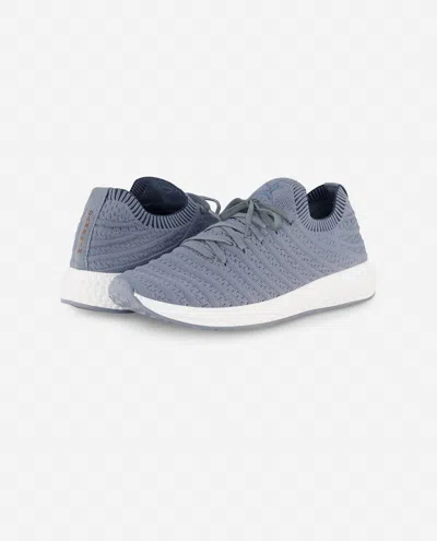 Danskin Women's Bloom Lace Up Sneaker In Blue In Grey