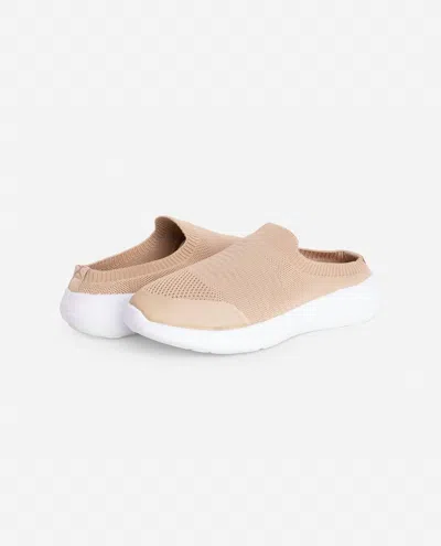 Danskin Women's Calming Slip On Sneaker In Natural In Brown