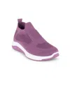 Danskin Flex Knit Sneaker In Purple